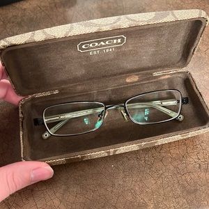 Coach frames - meant for prescription glasses.
